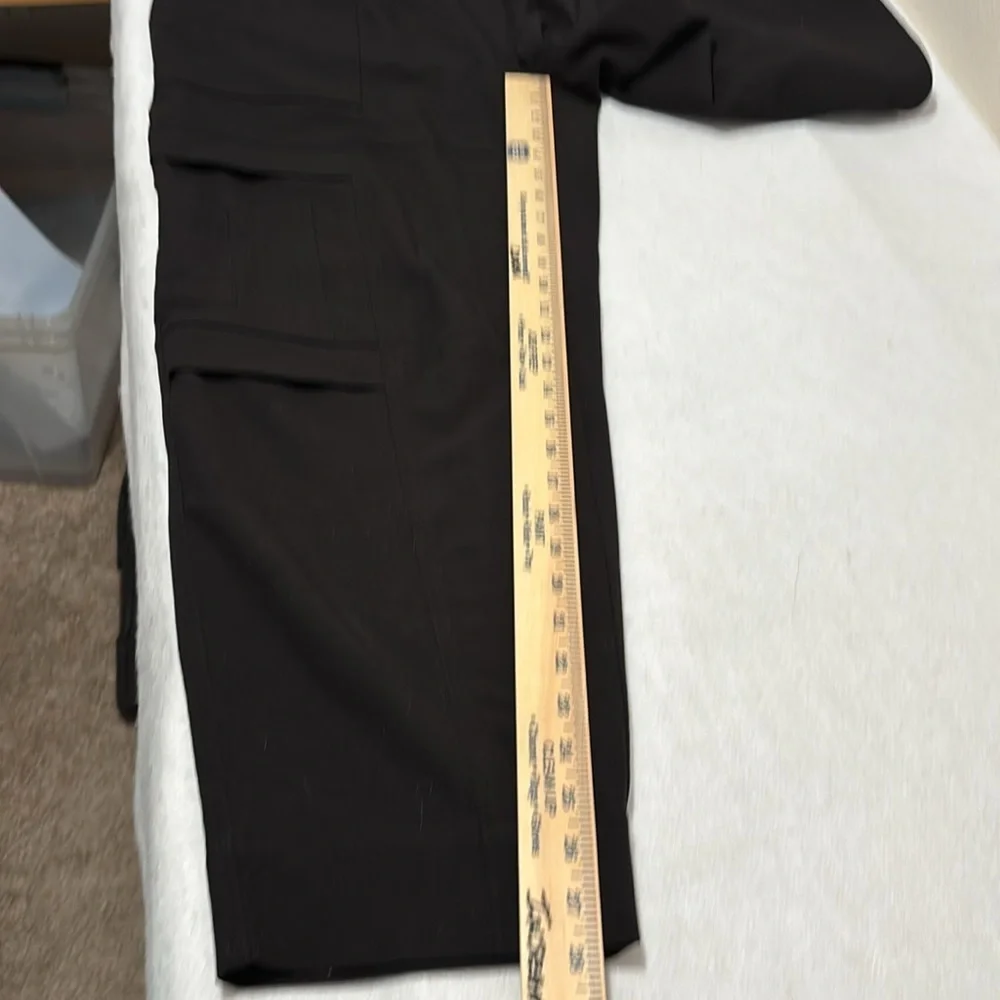 Figs Black Cargo Pants with Relaxed Fit